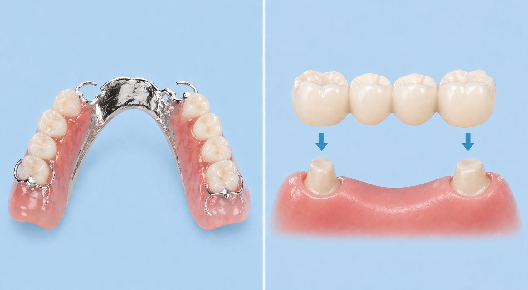 活動假牙、固定式假牙、植牙怎麼選？3種缺牙治療方式完整比較