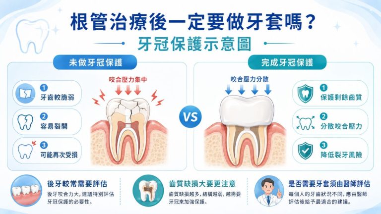 根管治療後為什麼需要牙套